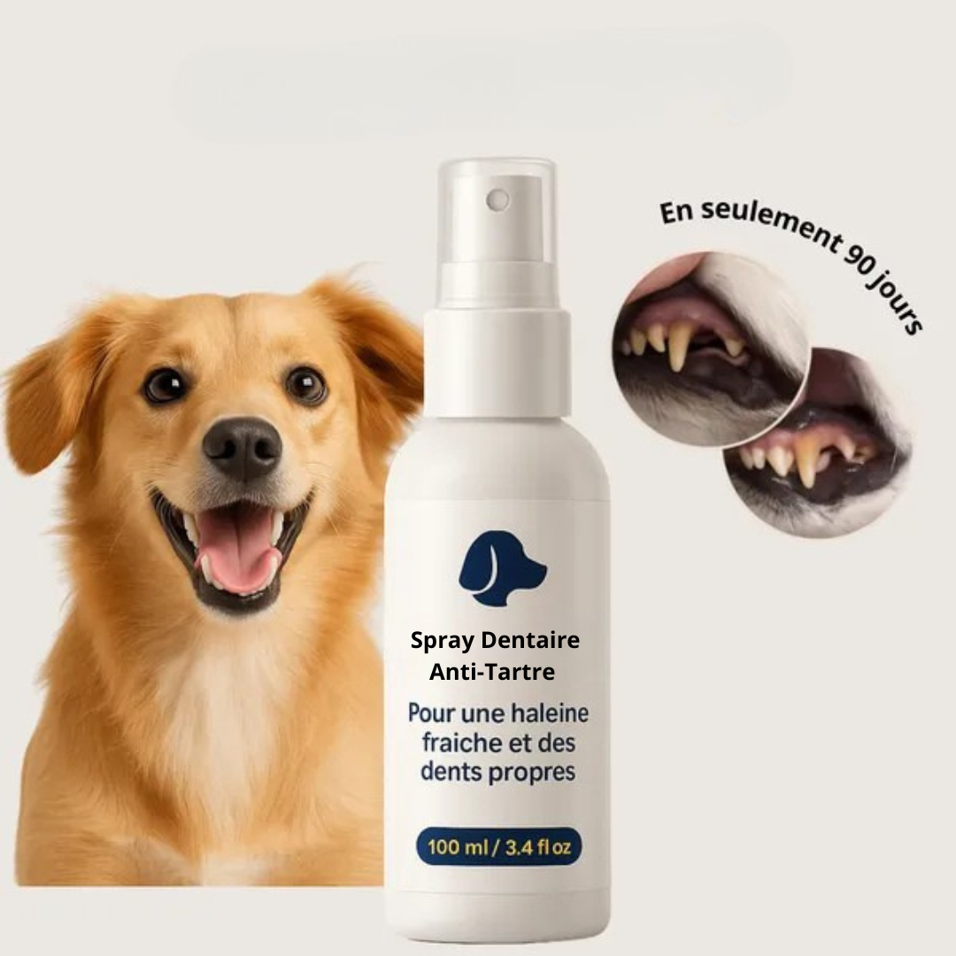 Spray Dentaire Anti-Tartre pour Chiens