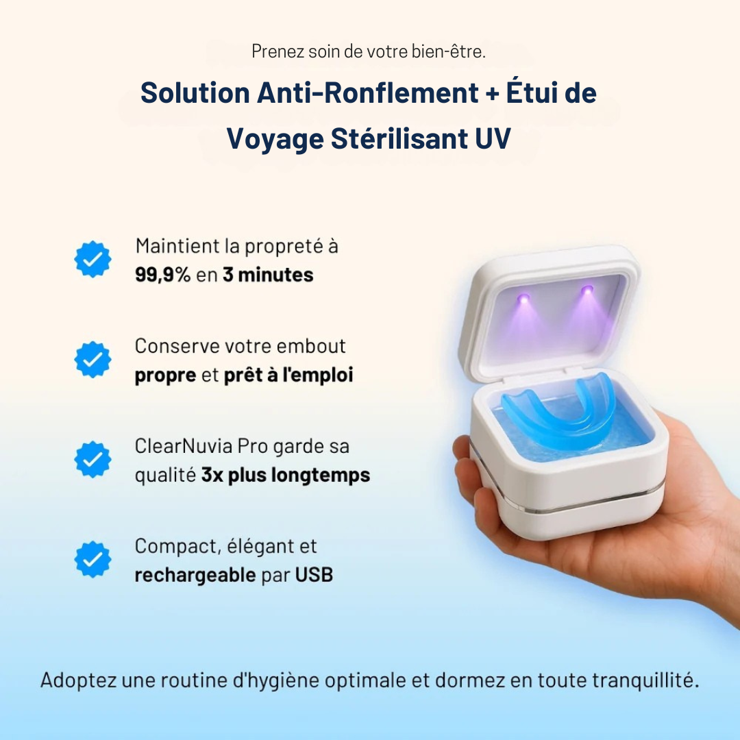 Dispositif Nasal Réutilisable – Sommeil Silencieux dès la Première Nuit