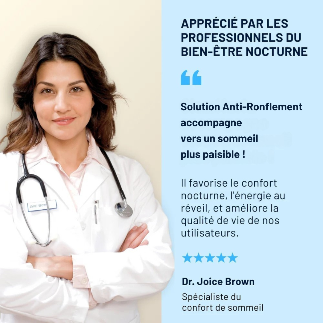 Dispositif Nasal Réutilisable – Sommeil Silencieux dès la Première Nuit