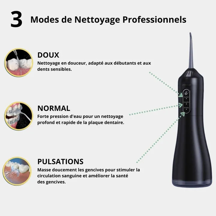 Hydropulseur Dentaire Rechargeable